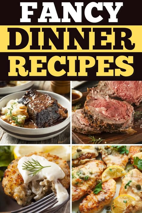 Dinner Recipes To Impress, Easy Fancy Dinner Recipes, Easy Fancy Dinner, Dinner Party Mains, Impressive Dinner, Fancy Dinner Recipes, Fancy Dishes, 2023 Fashion Trends, Gourmet Dinner