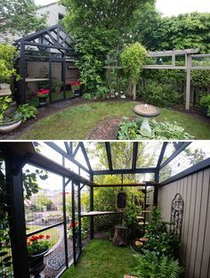 Cat Patio Ideas, Outdoor Cat Patio, Cat Outside Enclosure, Cat Rooms Indoor, Cat Shed, Cat Patios, Cat Jungle Gym, Catio Plans, Catio Ideas