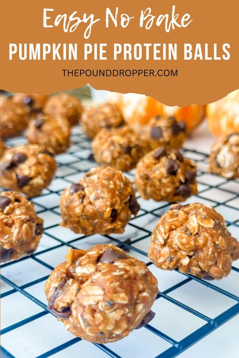 Protein Balls Healthy, Pumpkin Pie Protein, Clean Simple Eats, No Bake Pumpkin Pie, Easy Pumpkin Pie, Fall Recipes Healthy, Protein Balls, High Fat Foods, Low Carb Breakfast Recipes