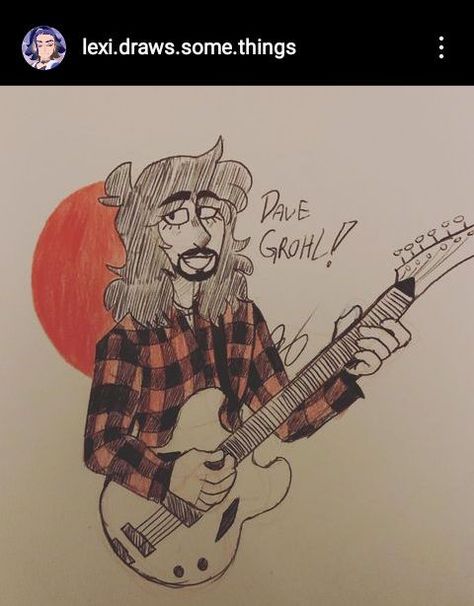 Dave Grohl Fanart, Kurt Cobain Fanart, Nirvana Fan Art, Crate Bookshelf, Band Art, Dave Grohl, Foo Fighters, Art Styles, Kurt Cobain