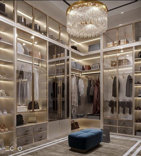 Modern Closet Designs, Bedroom Wardrobe Design, Dressing Room Decor, Dressing Room Closet, Dream Closet Design, Walk In Closet Design, Luxury Closets Design, Wardrobe Interior Design, Closet Decor