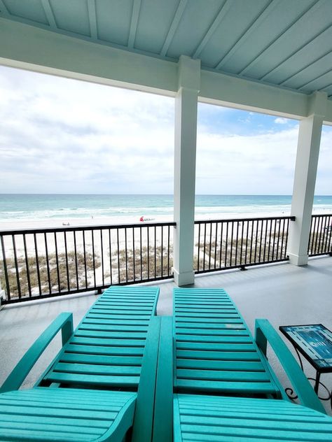 Close To 30 A And Very Close To Pier Park,l Frank Brown Park-Right on the beach - $505 avg/night - Laguna Beach - Amenities include: Internet, Air conditioning, TV, Washer & dryer, Parking, No smoking, Heater ✓ Bedrooms: 3 ✓ Sleeps: 13 ✓ Minimum stay from 2 night(s) ✓ Bookable directly online - Book vacation rental 4642743 with Vrbo. Beach House Porch, Porch Pictures, Beach Front Home, Ocean Front Homes, Beachfront Home, Large Balcony, Beach Shack, Unique Beach, The Balcony