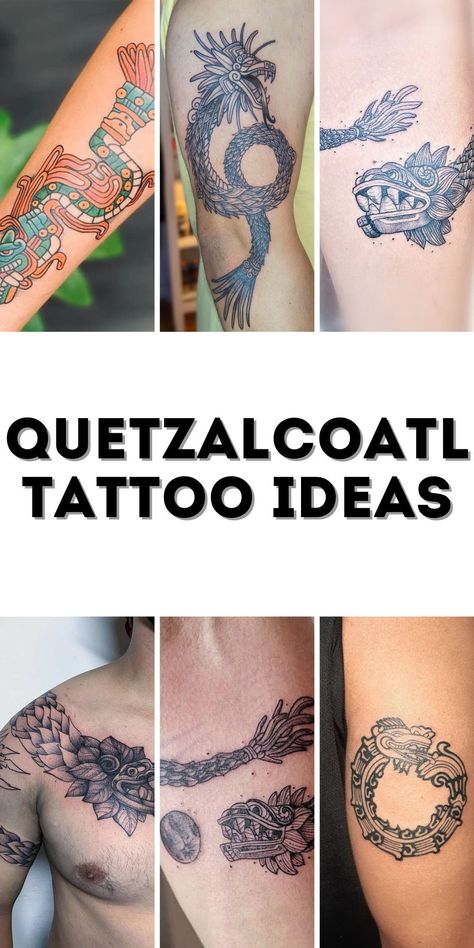 Quetzalcoatl tattoo ideas offer the perfect blend of ancient symbolism and modern tattoo artistry. Featuring Serpiente emplumada and Kukulkan designs, these tattoos can be customized with quetzalcoatl drawing tattoo ideas and vibrant color. Ideal for large placements like the espalda, pecho, or antebrazo, these Aztec-inspired tattoos showcase the beauty of ancient culture through stencil or plantilla designs.