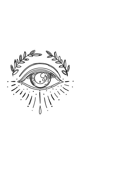 Line Art Eye Tattoo, Abstract Eye Tattoo, Line Work Tattoo Men, Abstract Line Tattoo, Tattoo Sonne, Harry Tattoos, Cupid Tattoo, Line Tattoo Ideas, Evil Eye Tattoo