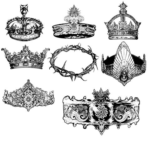 Gothic Crown Drawing, Gothic Crown Tattoo, Crowns Drawings, Crown Sketch, Underglaze Designs, Twig Crown, Queen Crown Tattoo, Celtic Crown, Victorian Tattoo