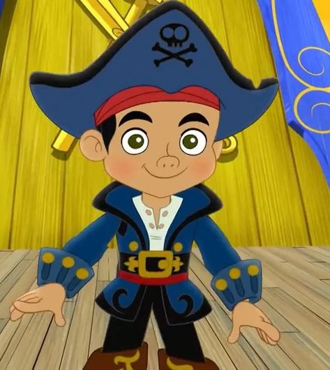 Jake (later known as Captain Jake) is a young pirate boy who is under the wings of Peter Pan and serves as the main protagonist of the Disney Junior animated series, Jake and the Never Land Pirates. He was voiced by Colin Ford, Cameron Boyce, Sean Ryan Fox and later by Riley Thomas Stewart. He is currently voiced by Gabe Eggerling for the remaining fourth season of the series. 1 Personality 1.1 Physical appearance 2 Role in the series 3 Spin-offs 3.1 Playing with Skully 3.2 Jake's Never Land Pir Jake The Neverland Pirate, Jake Neverland Pirates, Here Me Out, Jake And Neverland Pirates, Sean Ryan Fox, Jack The Pirate, Riley Thomas, Colin Ford, Pirate Cartoon