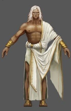 Greek Fantasy Clothing, Zeus Outfit, Zeus Cosplay, Ancient Greece Clothing, Ancient Greek Clothing, Zeus God, Percy Jackson Drawings, Greek Soldier, God Of Wars