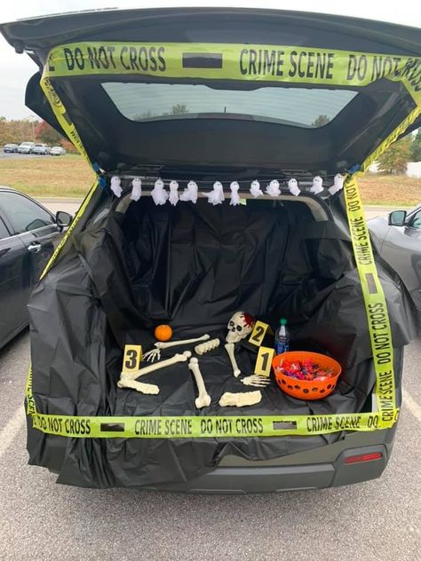 "Trunk or Treat," Makes for a Fun School Event!. TeachersMag.com Trunk Or Treat High School, Police Trunk Or Treat Theme, Police Trunk Or Treat, Trunk Or Treat Police Theme, Halloween Theme Preschool, Trunker Treat Ideas, Insects Theme, Super Hero Theme, Fun School