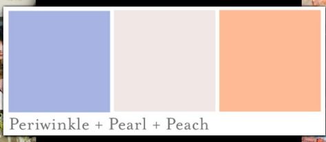 Periwinkle pearl peach Quinceanera Ideas Themes Unique, Periwinkle Wedding, Wedding Skincare, Quinceanera Pink, Beauty Plan, Hot Wedding, Industrial Chic Wedding, Wedding Color Combos, Quinceanera Dresses Blue