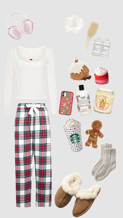 christmas pajamas ✨💋❄️🎄 #coffee #beauty #preppy #visionboard #cleangirl #apple #laneige #skims #starbucks Christmas Pajamas Aesthetic, Pajamas Aesthetic, Christmas Feeling, Christmas Pajamas, Preppy Outfits, Your Aesthetic, Skiing, Fall Outfits, Pajamas