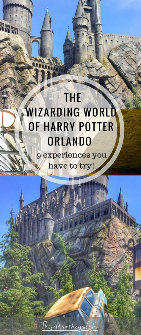 Check out the best things to do and experience at the Wizarding World of Harry Potter Orlando, Universal Studios Resort. We cover the best Harry Potter rides and experiences you should try when going to the Harry Potter theme park in Orlando, Florida. #harrypotterforever #wizardingworld #orlando #universal #universalstudios Universal Studios Orlando Rides, Orlando Universal Studios, Harry Potter Theme Park, Universal Florida, Harry Potter Orlando, Orlando Universal, Universal Studios Orlando Trip, Harry Potter Travel, Universal Trip