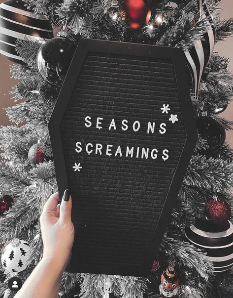 Goth House Decor, Diy Letter Board, Letterboard Signs, Message Board Quotes, Felt Letter Board, Halloween Letters, Board Quotes, Harry Potter Christmas, Felt Halloween