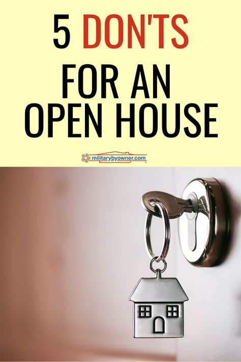 Top 5 DON'TS for an Open House #homeselling #realestate Open House Tips For Realtors, Open House Gifts Real Estate, Open House Sign Ideas, Real Estate Open House Food Ideas, Open House Ideas Real Estate Snacks, Open House Outfit Ideas, Open House Ideas Real Estate, Airbnb Arbitrage, Open House Ideas