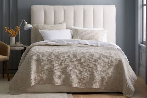 As a New Mom, This Quince Quilt Set That Withstands Messes Was My Favorite Purchase of 2023 Pick Stitch, Cozy Quilts, Earth Tone Colors, Linen Quilt, Come Undone, Coverlet Set, Quilting Techniques, European Linens, Growing Family