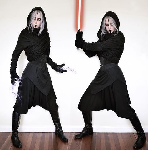 3,173 Likes, 79 Comments - Alice Crowrunner (@catinawitchhat) on Instagram: “The Sith  ~~~ Last look in my Star Wars series! I hope you’ve enjoyed them Definitely had to end…” Star Wars Makeup Ideas, Sith Outfit, Star Wars Sith Female, Sith Makeup, Sith Costume, Female Sith, Sith Apprentice, Sith Cosplay, Star Wars Makeup