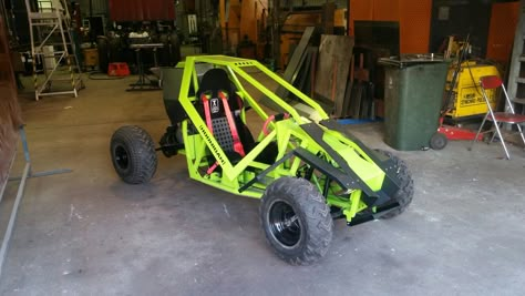 Offroad Go Kart, Crosskart Build Plans, Cool Go Karts, Go Kart Chassis, Go Kart Chassis Design, Kart Cross, Go Cart Front Suspension, Mobil Off Road, Electric Go Kart