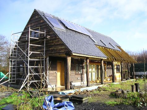 bulworthy Caravan Living, Eco Cabin, Co Housing, Eco Buildings, Self Build Houses, Earthship Home, Planning Permission, Building Techniques, Earthship