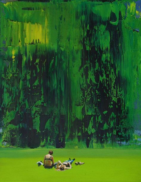 Green Art Painting, New Media Art, Watercolor Paintings Abstract, Landscape Paintings Acrylic, Watercolor Artists, Green Art, Online Painting, Oil Painting Abstract, Oil Painting Landscape