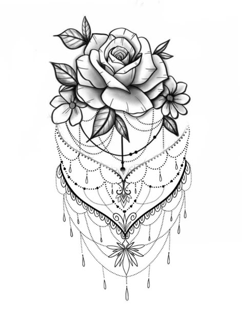 Mandala rose tattoo design Mandala Rose Hand Tattoo, Rose Mandala Tattoo Sleeve, Mandala Rose Tattoo Design, Rose Mandala Tattoo Design, Rose Mandala Tattoo, Mandala Tattoo Shoulder, Mandala Rose Tattoo, Mandala Wrist Tattoo, Rose Mandala