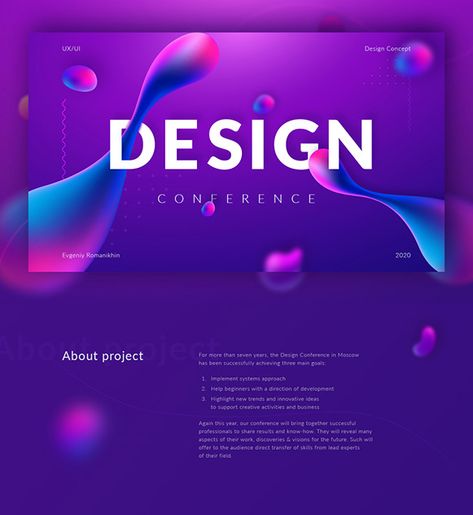 Purple Web Ui Images | Photos, videos, logos, illustrations and branding on Behance Creative Website Design, Conference Design, Corporate Website, Application Design, Creative Branding, Creative Activities, Site Design, Design Graphique, Ui Ux Design