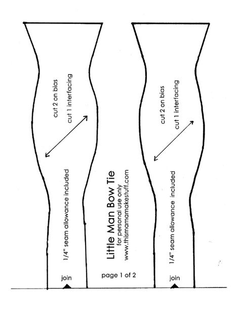 My Little Boy's Bow Tie Pattern - designed to fit 6mo-4years. Use pattern in conjunction with sewing tutorial for David Bow Tie from Burdastyle.com http://www.burdastyle.com/patterns/david Tie Sewing Pattern, Tie Pattern Free, Bow Tie Tutorial, Tie Template, Tie Tutorial, Bow Tie Pattern, Make A Bow Tie, Baby Boy Bow Tie, Bow Inspiration