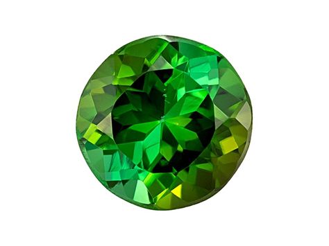 Green Tourmaline 6.6mm Round 1.08ct. The gemstone was mined in Brazil and cut in Thailand. Jewellery Sketch, Jewellery Sketches, Green Gemstones, Green Tourmaline, Tourmaline, Brazil, Thailand, Sketch, Gemstones