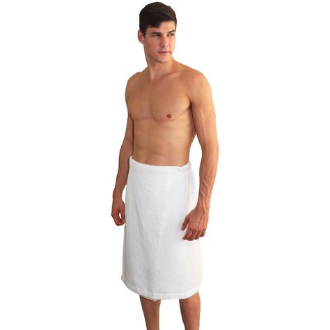 Luxury Hotel and Spa Men's Terry Body Wrap Man In Towel Aesthetic, Man With Towel Around Waist, Men Wearing Towels, Ts4 Male Swimwear, Bath Robe For Men, Men Spa, Luxury Hotel Spa, Linen Bathrobe, Body Wrap