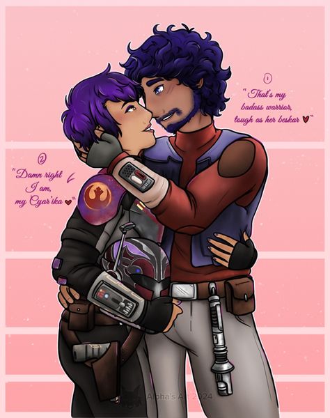 Ezra X Sabine, Ezra And Sabine, Star Wars Rebels Ezra, Star Wars Symbols, Star Wars Couples, Ezra Bridger, Sabine Wren, Ashoka Tano, Funny Dancing Gif