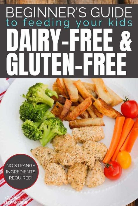 Dairy Free Recipes For Kids, Gluten Free Meal Plan, Gluten Free Kids, Lactose Free Diet, Going Gluten Free, Gluten And Dairy Free, Dairy Free Diet, Free Meal Plans, Gluten Free Dairy Free Recipes