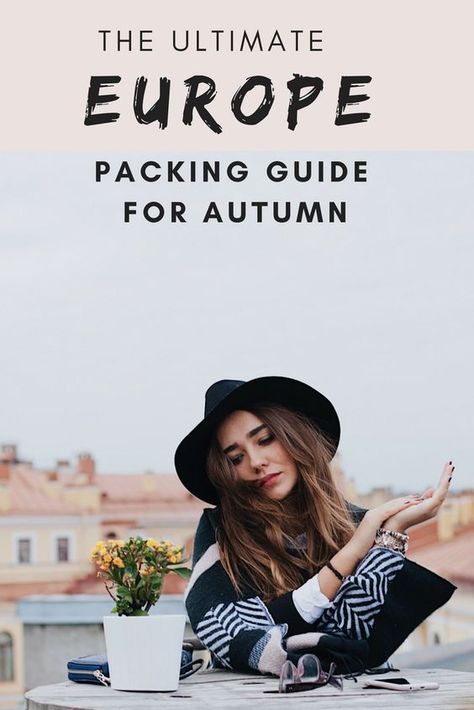 The ultimate packing list for autumn in Europe. Headed to Europe this fall? This list is the only guide you'll need to pack for your Autumn trip to Europe #Europe #Packing #List #Fall #Autumn #Germany #Spain #England #France #Paris #Berlin #Madrid #London Europe In Fall, Packing List For Europe, Fall Packing List, Europe Clothes, Fall Packing, Europe Packing, Europe Packing List, Ultimate Packing List, Traveling Europe