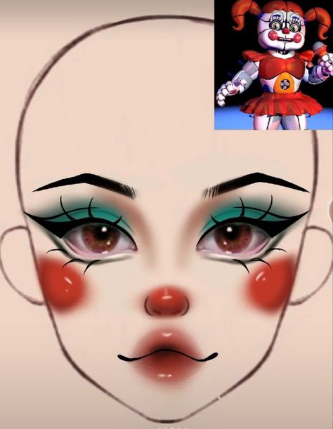 Ennard fnaf makeup, Ballon boy fnaf makeup, Chica fnaf makeup inspiration, makeup, bonnie makeup fnaf, foxy makeup fnaf, sun makeup fnaf, moon makeup fnaf #fnaf #fnafpuppet #fnafedit #fnafsecuritybreach  #fivenightsatfreddys #1 #tiktok #makeup #makeupideas #cosplay #ballonboy Five Nights At Freddy's Makeup, Cool Makeup Looks Creative Full Face, Fnaf Makeup Ideas, Circus Baby Makeup, Fnaf Cosplay Makeup, Fnaf Makeup Looks, Fnaf Inspired Makeup, Cool Cosplay Ideas, Fanf Cosplay