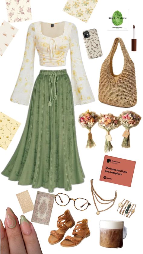 Celebration Dress, Dance Style Outfits, Cottagecore Outfits, Earthy Outfits, Stylish Work Attire, Boho Chic Outfits, Easy Trendy Outfits, Whimsical Fashion, Vibe Clothes