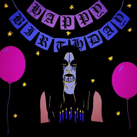 makin birthday cards on my birthday! any excuse to draw #blackmetallersdoingnormalthings #art #design #blackmetal #birthday #party Black Metal Birthday, Bf Bday, Robin Eisenberg, Metal Birthday, Happy Birthday Black, Alchemy Art, Alice And Wonderland Quotes, Anniversary Greetings, Picture Letters