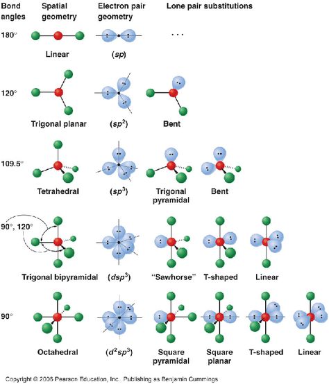 Vsepr Theory, Molecular Shapes, Molecular Geometry, Organic Chemistry Study, Study Chemistry, Ap Chemistry, Chemistry Education, Chemistry Classroom, Chemistry Worksheets