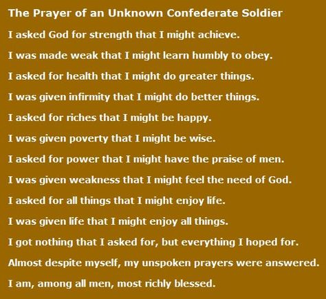 I Asked God for Strength Poem and Prayer Poems About Strength, I Asked God, Unknown Soldier, Prayers For Strength, The Prayer, Wonder Quotes, Interesting Quotes, Inspirational Bible Quotes, Prayer Quotes