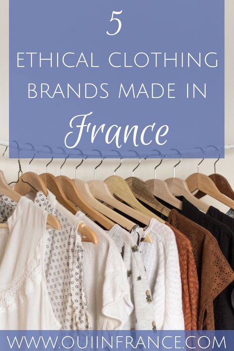 5 Ethical clothing brands in France that you should check out if responsible shopping is important to you. Rock French fashion while doing good for the environment. #ethicalfashion #ecofriendly #ethicalfashionbrands #frenchfashion #frenchclothing #ethicalclothing French Brands Clothing, European Clothing Brands, French Clothing Brands, Picture Organic Clothing, France Outfits, Good In The World, Womens Clothing Websites, Ethical Clothing Brands, Best Winter Outfits