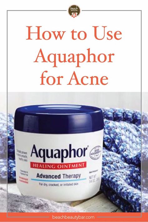 Yes, you can use Aquaphor to treat your acne prone skin. Your skin needs hydration so read more on the blog on how to use this product for clearing skin. Aquaphor Skin Care, Aquaphor On Face, Aquaphor Uses Face, Aquaphor Uses, Baby Acne Remedy, Acne Scab, Summer Acne, Clear Pimples, Clearing Skin