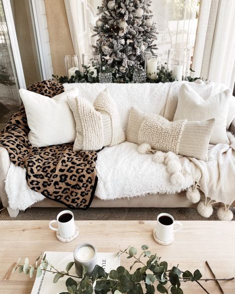 One question I get asked all the time…is how I style my throw blankets and toss pillows without it looking sloppy and all over the place lol. So with that I’m so excited to share this highly requested blog post with you! I also picked up a few new things at Nordstrom to help make our house extra cozy! white home decor, holiday home decor, @target finds, @nordstrom finds, @barefootdreamsmalibu finds, christmas tree, outdoor holiday decor, cozy throw blankets, gift ideas Target Inspired Home Decor, Couch Styling, Christmas Decs, Apartment Vibes, Clean Couch, Blankets And Pillows, Couch Throw Blanket, Cozy Couch, White Couches