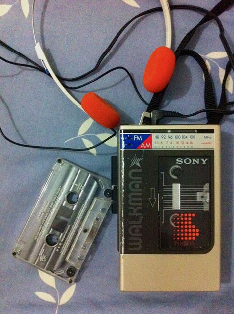 Sony Walkman WM-F8 from 1984 Eleanor And Park, Sony Walkman, Retro Gadgets, 80s Vibes, 80s Aesthetic, Kids Growing Up, Retro Music, Mellow Yellow, The Good Old Days