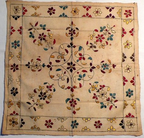 Chamba Rumal Embroidery Motifs Sketch, Chamba Rumal Embroidery Motifs, Chamba Embroidery, Chamba Rumal Embroidery, Chamba Rumal, State Embroidery, Indian Antiques, Kutch Work, Embroidery Book