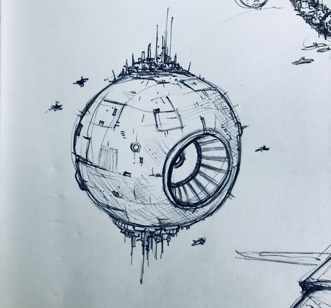 Simple Spaceship Drawing, Sci Fi Drawing Sketch, Space Sketches Simple, Spaceship Drawing Sketches, Sci Fi Sketch, Spacecraft Drawing, Futuristic City Drawing, Sci Fi Drawing, Space Ships Drawing