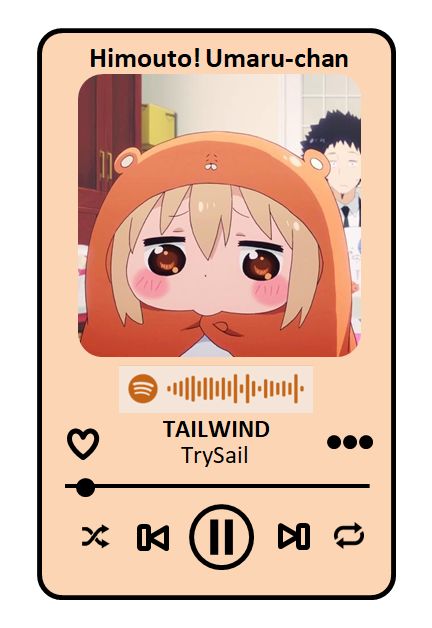 I made little prints which contain spotify codes so you can just scan them and the song will start playing. I think they're cute and would love to make more of them so if you have any requests contact me and I'll make one with an anime/song of your choice :) Spotify Codes, Umaru Chan, Anime Printables, Anime Crafts, Anime Songs, Aesthetic Japan, Anime Wall Art, Dessin Adorable, Anime Stickers