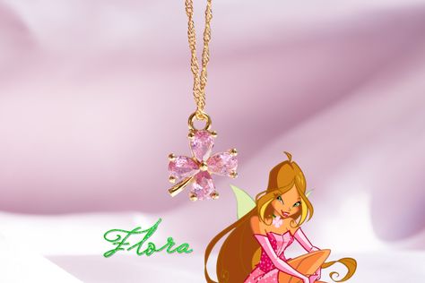 ✧ Made it for you, with love. Now available on Etsy! - #aesthetic #tiktok #instagram #pinterest #trendy #jewelry #jewelrytrends #yenress #jewelry #jewellery #coquette #cute #cutenecklace #cutering #foryou #etsy #gift #giftsforher #forher #trend #fyp #winx #winxclub #winxflora #florafairy #naturefairy #fairycore #pink #clover #pinkclover #nature #floranecklace #floral #winxfloranecklace #flower #flowernecklace #pendantnecklaces #winxsaga #winxenchantrix #winxmagix #floratransformation Fairy Core, Cute Necklace, Cute Rings, Winx Club, Flower Necklace, Jewelry Trends, Blossom, Gifts For Her, Pendant