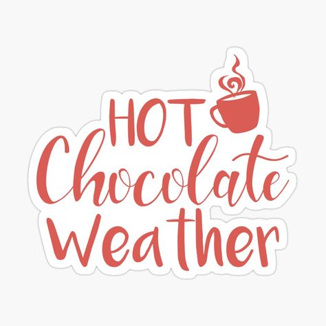 Hot Chocolate Weather, Chocolate Sticker, Drinking Hot Chocolate, Moodboard Ideas, Cold Autumn, Love Autumn, Chocolate Bomb, The Text, Magazine Template