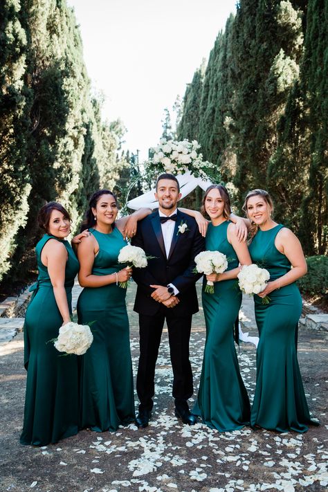 Groom and bridesmaid picture Bride And Groom With Bridesmaids, Bridesmaids With Groom, Groom Bridesmaids Photo, Bride And Groom With Wedding Party, Bride And Groomsmen Photos, Groom With Bridesmaids Pictures, Wedding Picture Bridesmaid And Groomsmen, Groom And Bridesmaids Pictures, Bridesmaid And Bride Photos