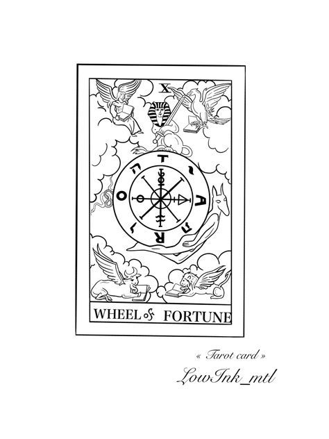 Wheel Of Fortune Tattoo, Fortune Tarot Card, Wheel Of Fortune Tarot, Wheel Of Fortune, Womens Casual, Womens Casual Outfits, Tarot Card, Tarot Cards, Casual Women