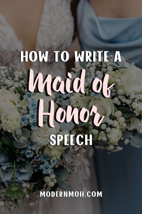 Looking for advice on how to write the best maid of honor speech? From crafting heartfelt words to delivering an unforgettable toast, this guide will walk you through the process of writing a maid of honor speech. We’ll share expert tips and help you make sure your maid of honor speech is one the bride will treasure forever. Learn how to write a good maid of honor speech here! Moh Speech, Maid Of Honor Responsibilities, Maid Of Honor Toast, Speech Games, Bride Speech, Maid Of Honor Speech, Happiness Meaning, Wedding Speech, Wedding Toasts