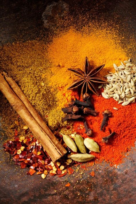 Spice Image, Spices Photography, Spiced Vegetables, Food Photography Background, Vegetables Photography, Spices Packaging, Spice Market, Spices And Herbs, Spices And Seasonings