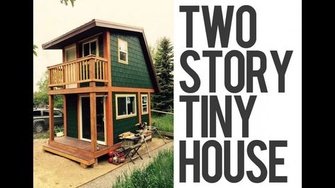 2 Bathroom Tiny House, Tiny House Home Depot, Bathroom Tiny House, 2 Story Tiny House, 2 Story House Design, Two Story Tiny House, Bathroom Tiny, Tiny House Swoon, Hut House