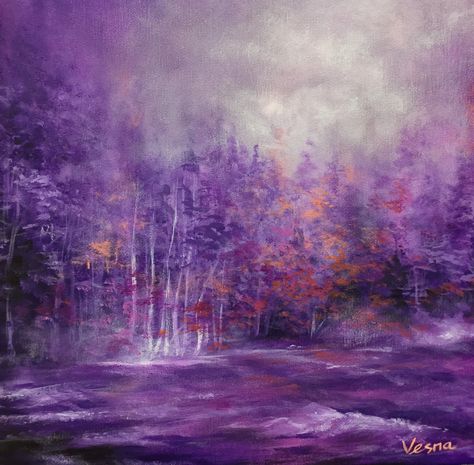 Painting Meaning, Purple Artwork, Purple Art Print, Purple Painting, Purple Wall Art, Rennaissance Art, Mazzy Star, Purple Art, Aesthetic Painting